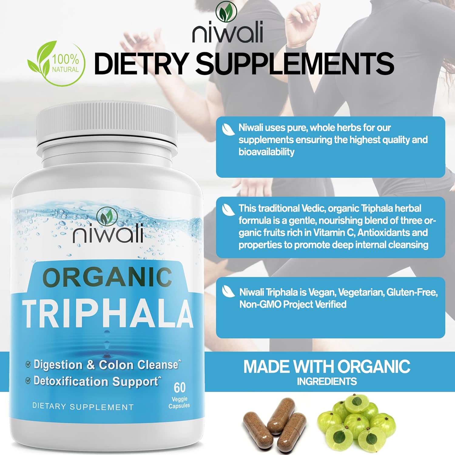 Niwali Triphala supplements
