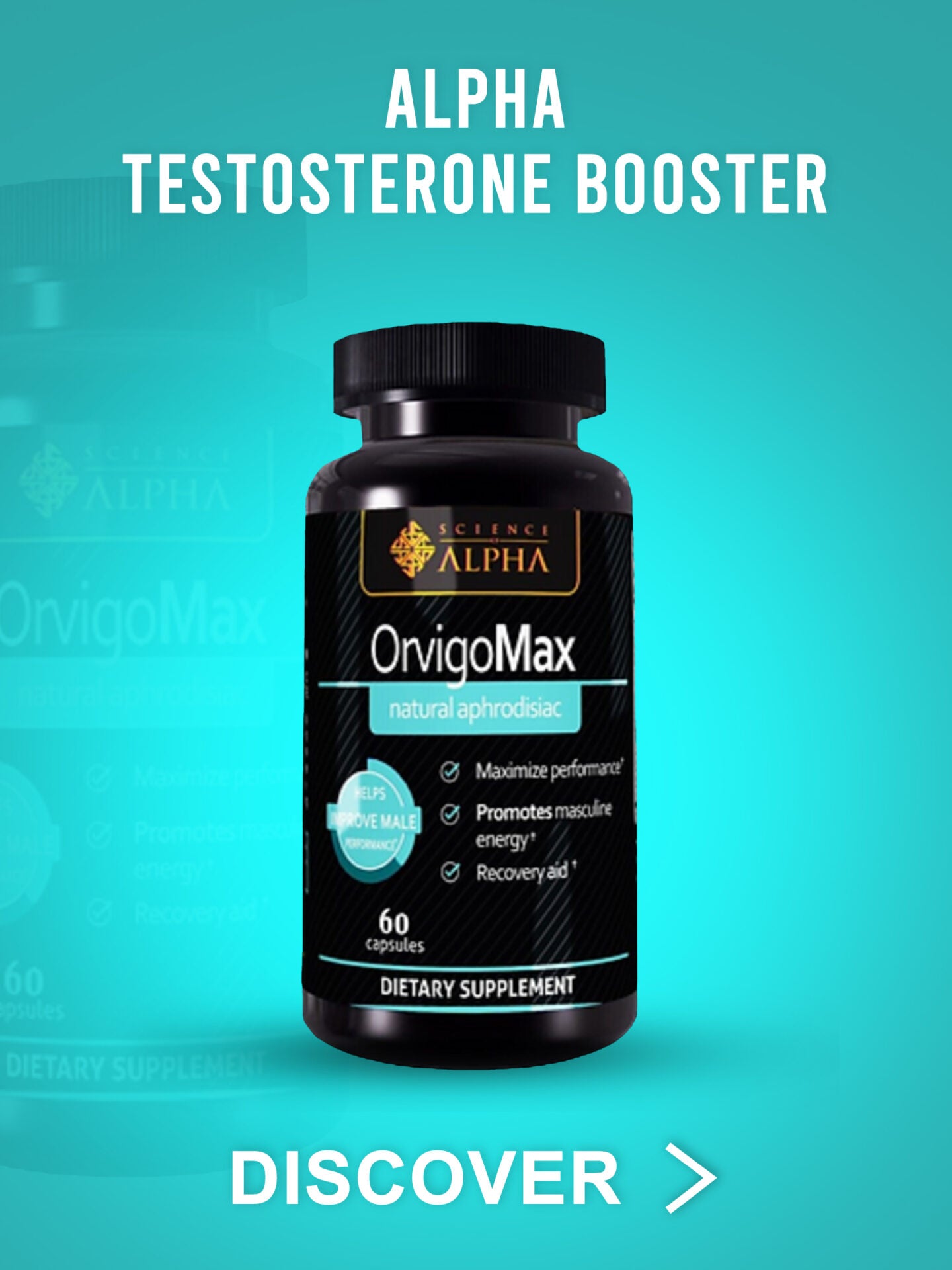 Niwali All Natural Testosterone Booster Orvigo Max by Science of Alpha