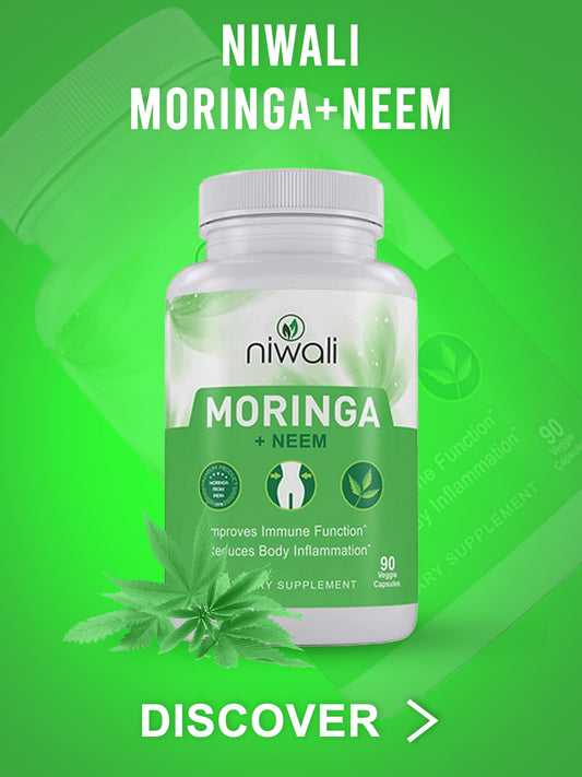 Niwali Moringa Oleifera + Neem Leaf Nutritional Supplement