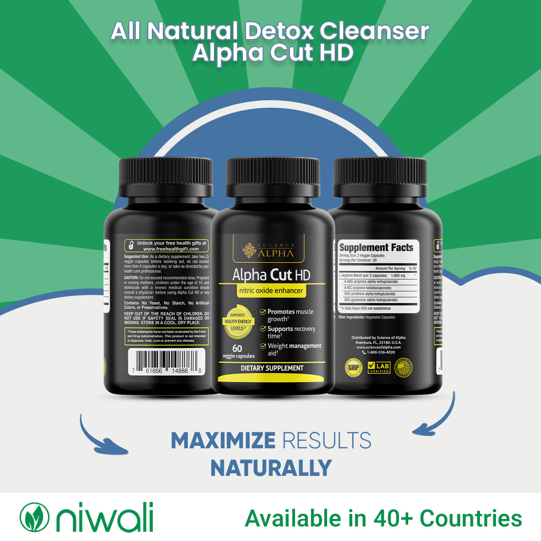 Niwali All Natural Detox Cleanser Alpha Cut HD