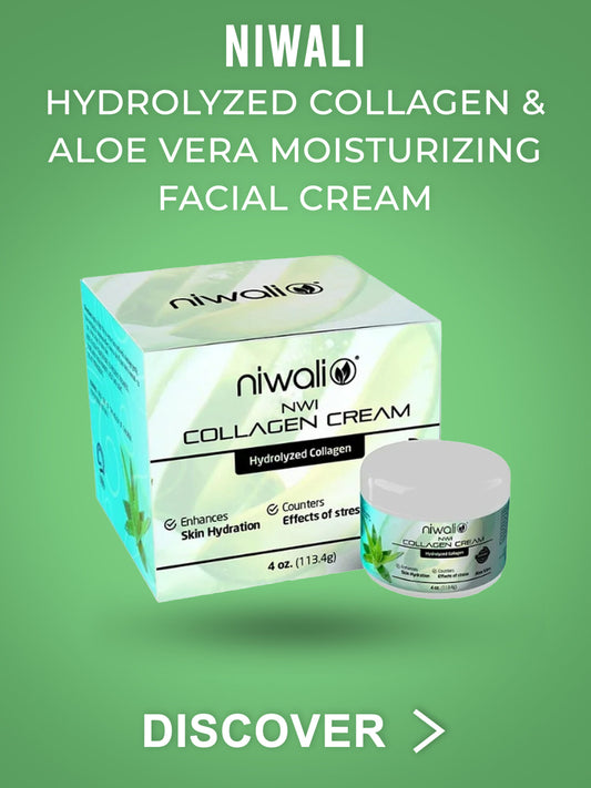 Niwali Hydrolyzed Collagen & Aloe Vera Moisturizing Facial Cream