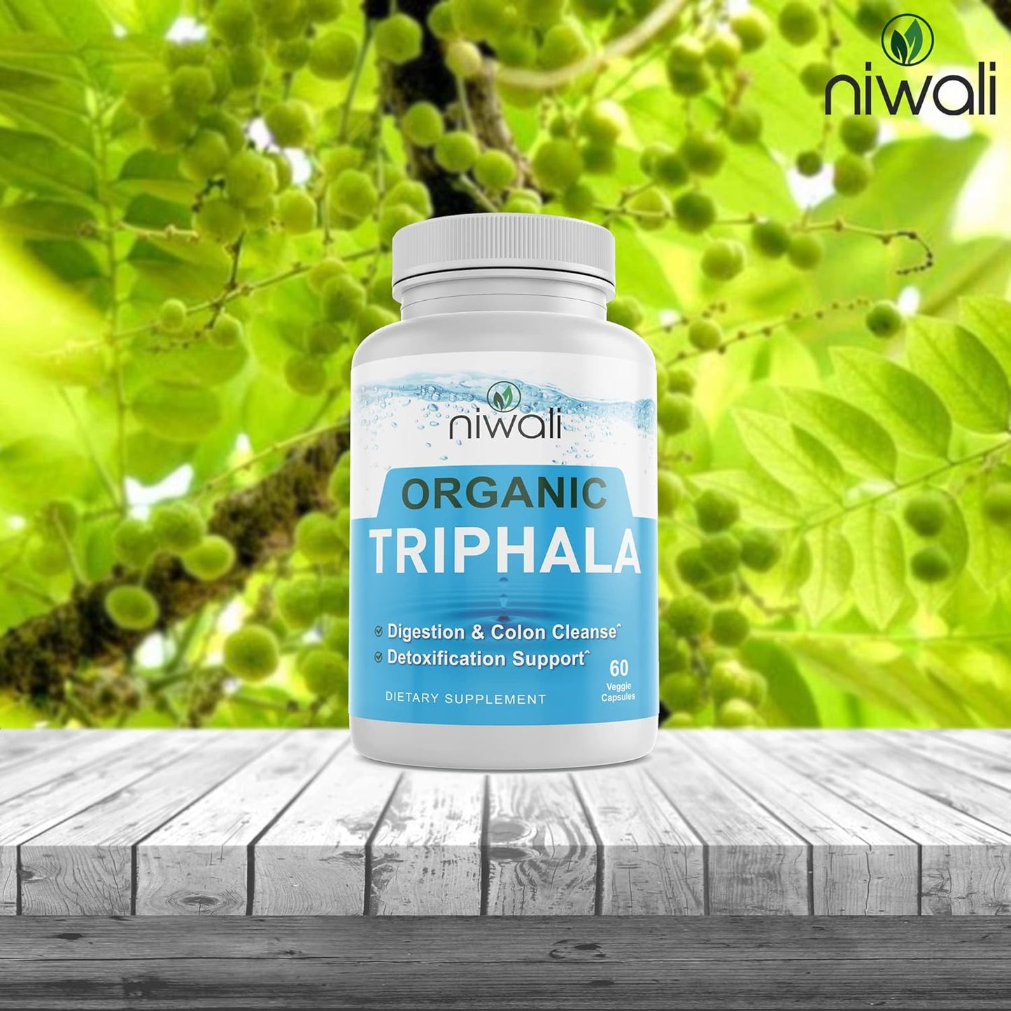 Niwali Organic Triphala Herbal Supplement