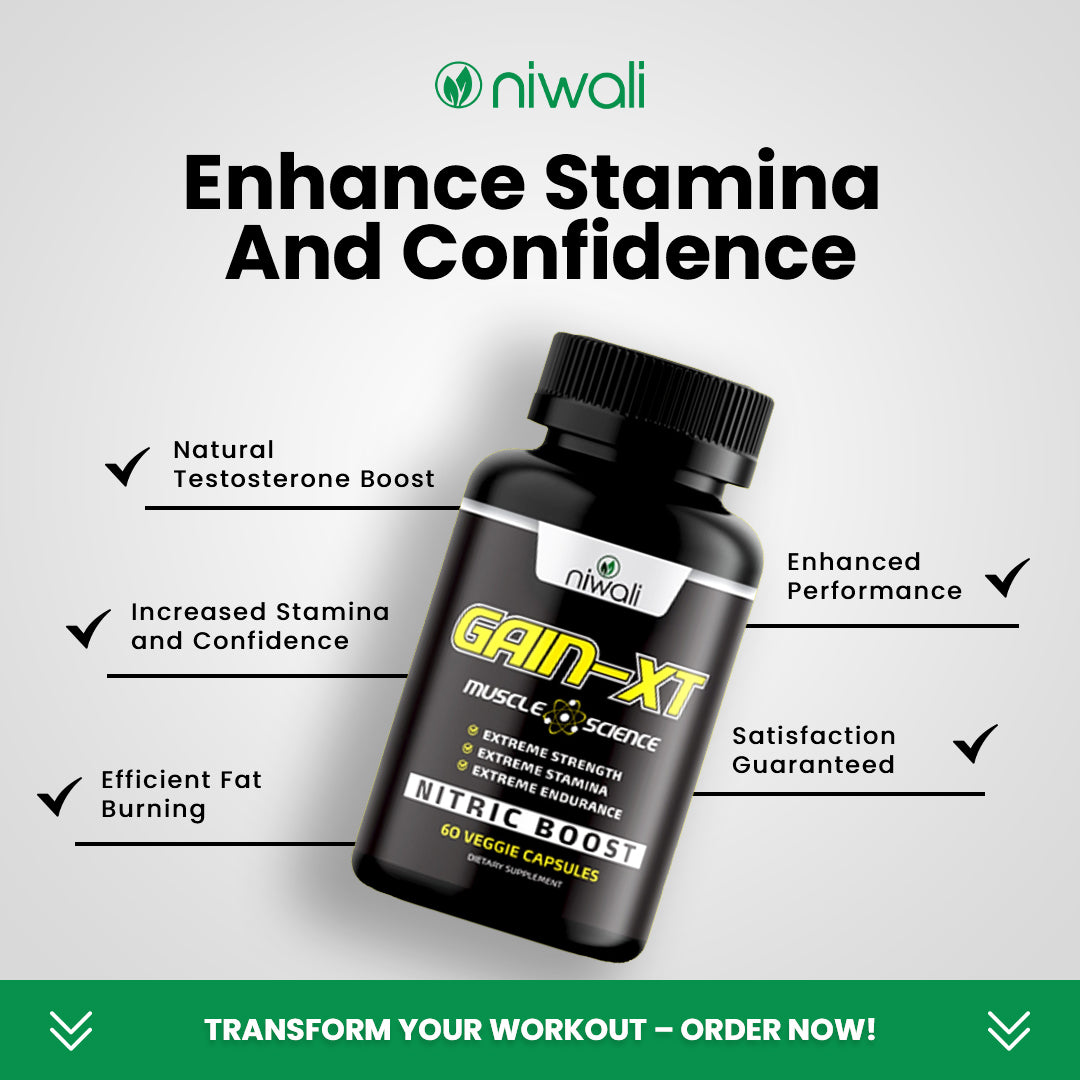 Niwali Nitric Boost Gain-XT Muscle Science