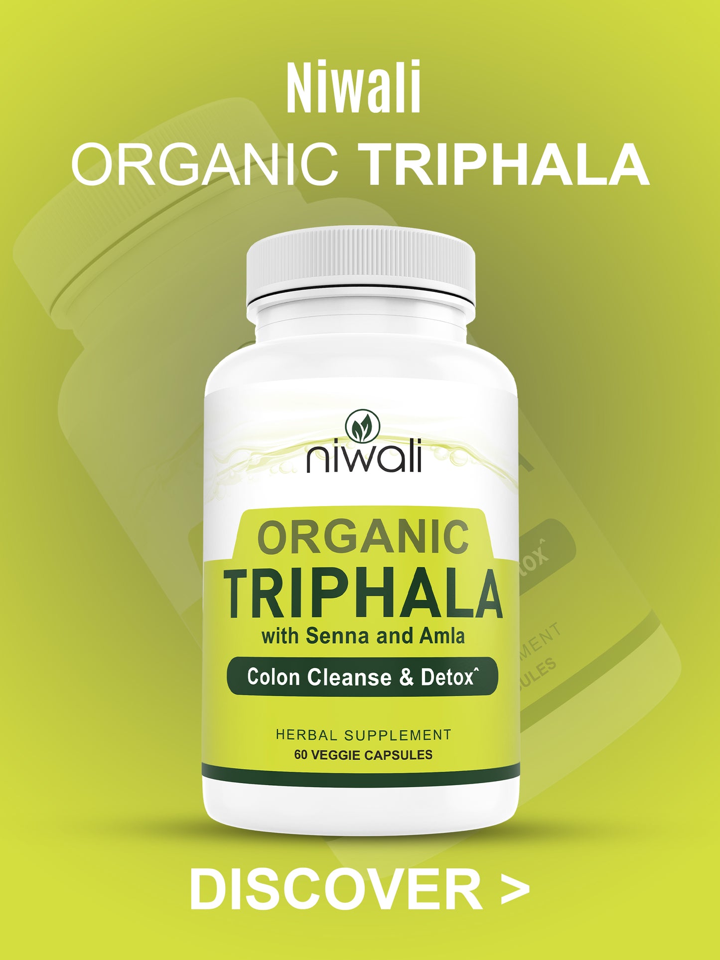 Niwali Triphala Supplement Organic Herbal