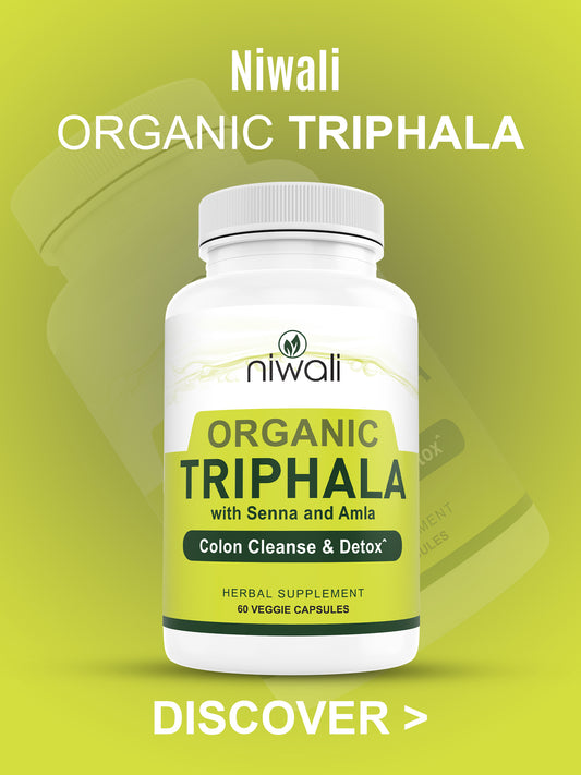 Niwali Triphala Supplement Organic Herbal