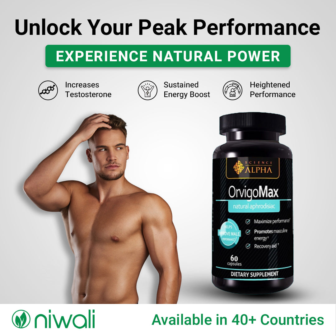 Niwali All Natural Testosterone Booster Orvigo Max by Science of Alpha