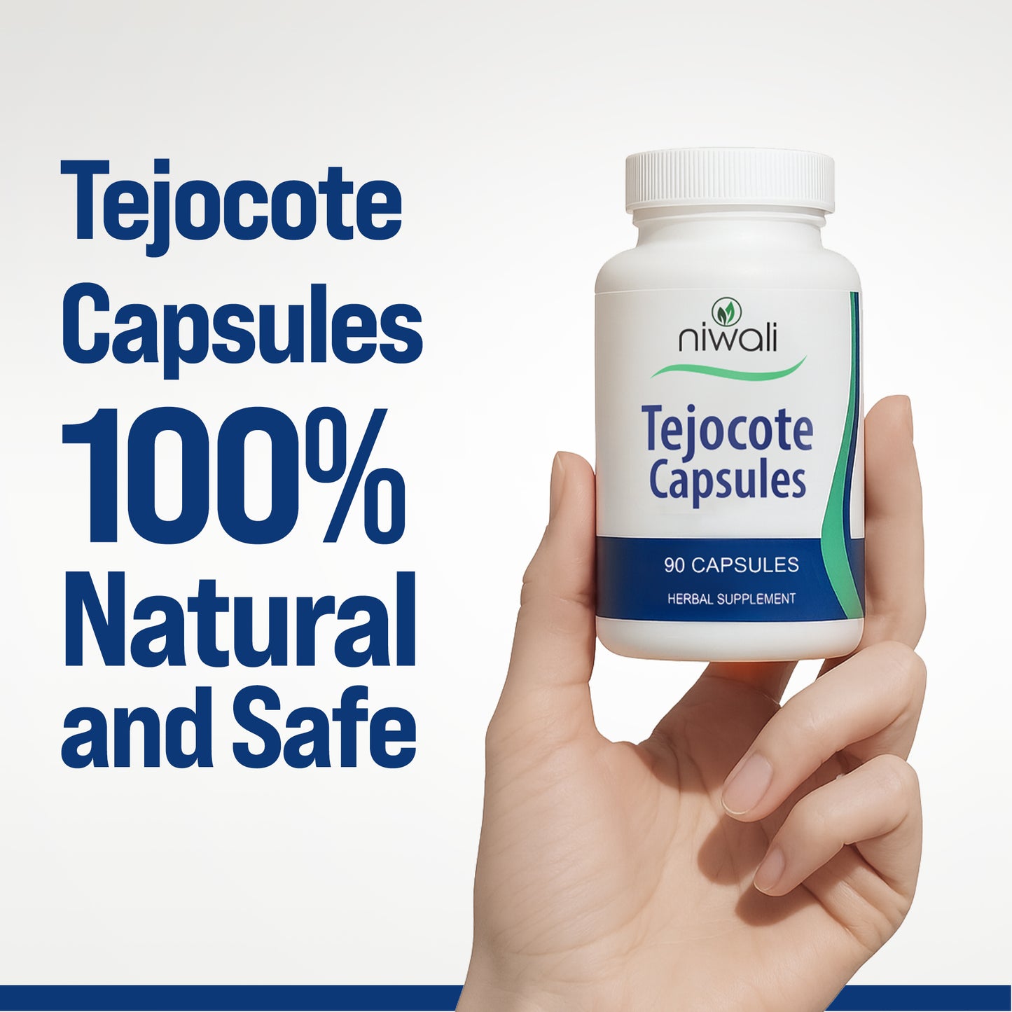 Niwali Tejocote Capsules (90 Count) – Herbal Supplement for Metabolic & Digestive Wellness Support