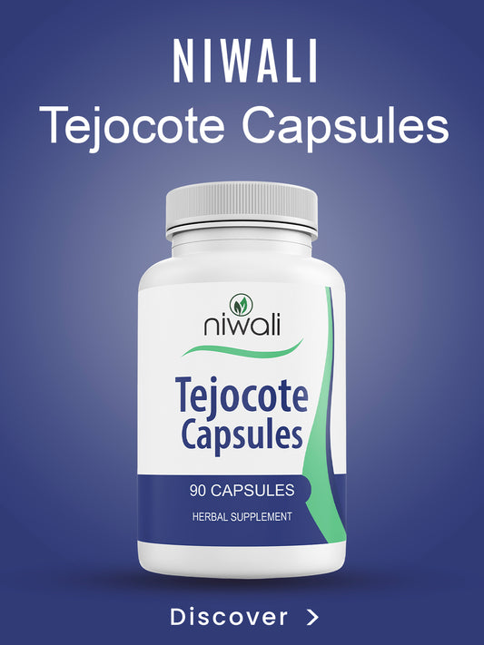 Niwali Tejocote Capsules (90 Count) – Herbal Supplement for Metabolic & Digestive Wellness Support