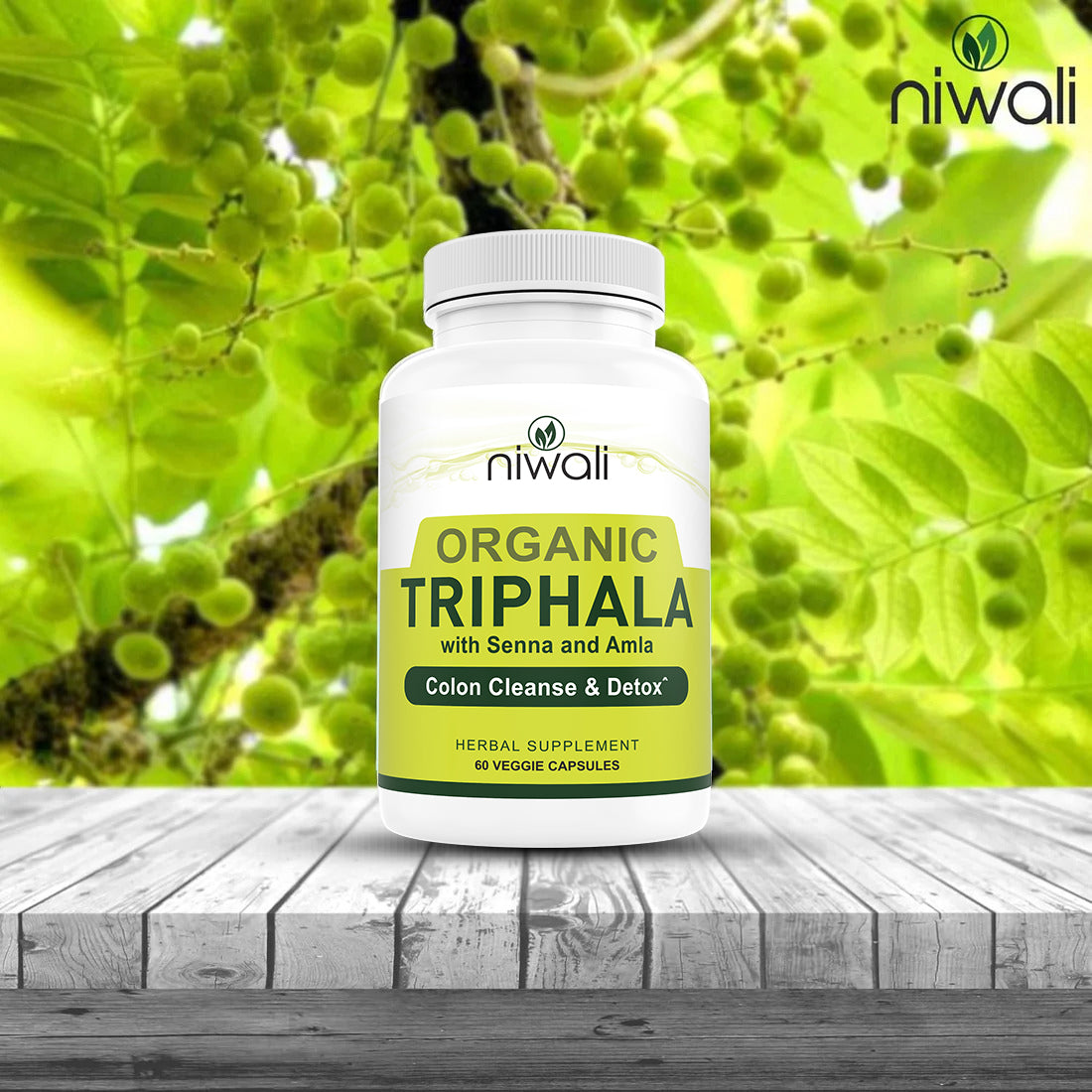 Niwali Triphala Supplement Organic Herbal