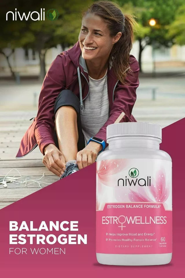 Niwali EstroWellness Pills for Hormonal Balance & Menopause Relief for Women